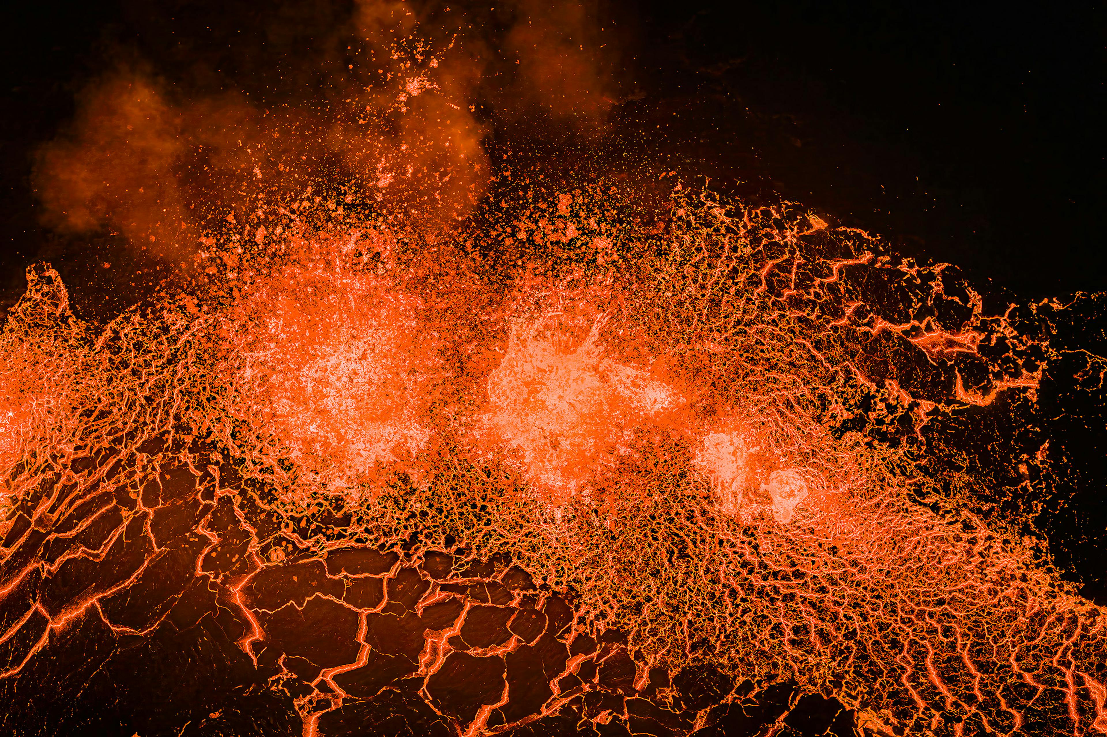 Sundhnukagigaroð Crater Row Eruption