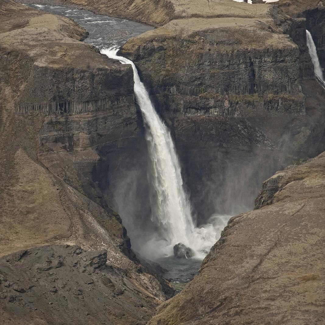Háifoss waterfall
