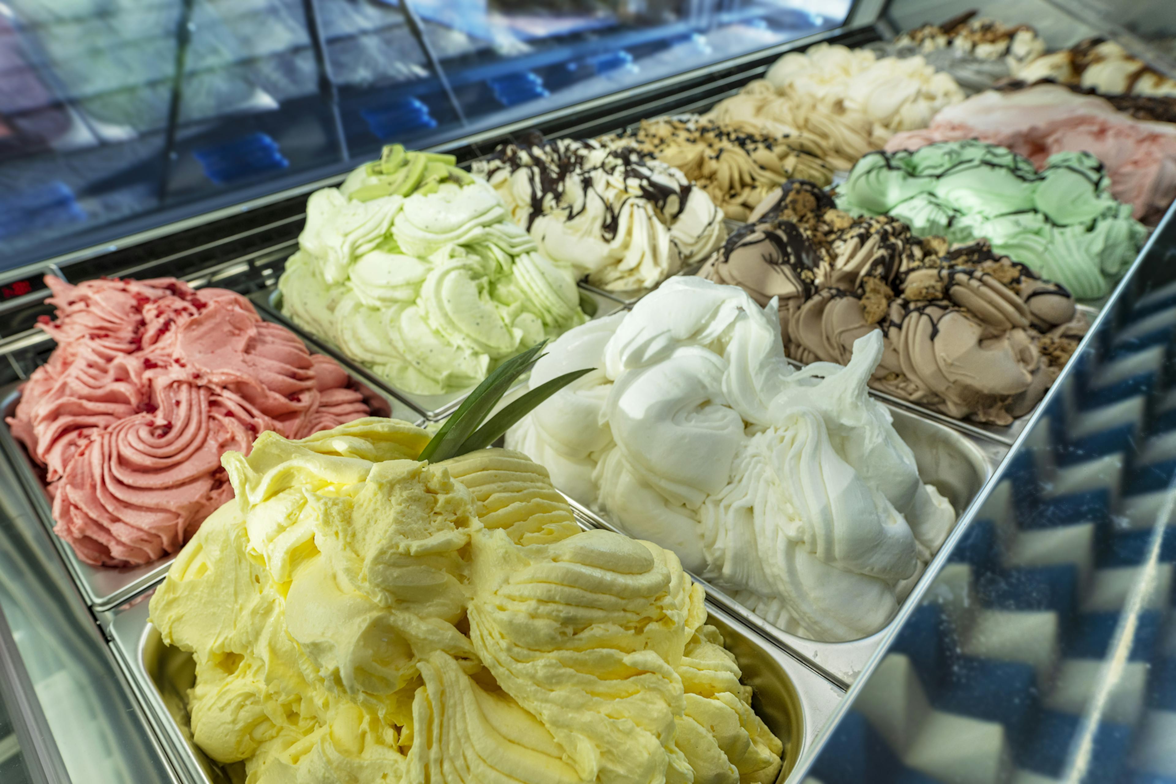 Ice cream flavours in reykjavik