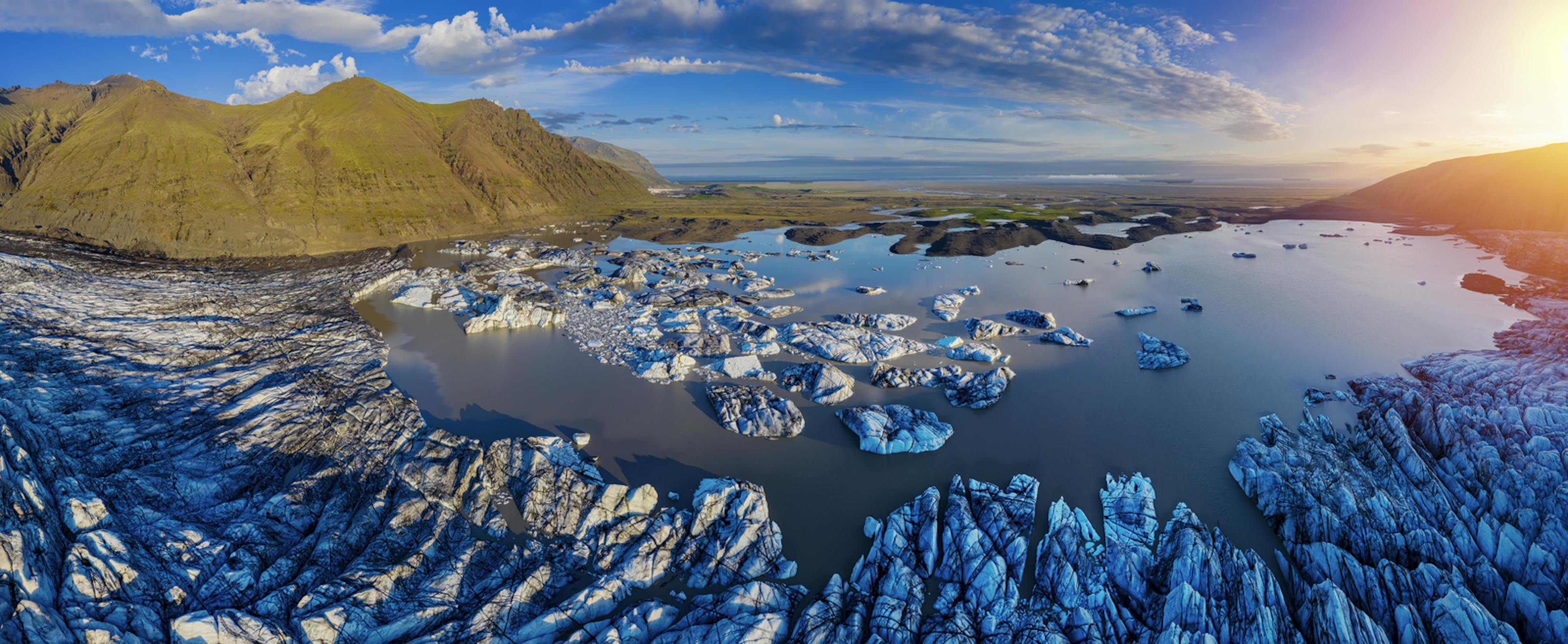 view of Skaftafellsjökull Glacier