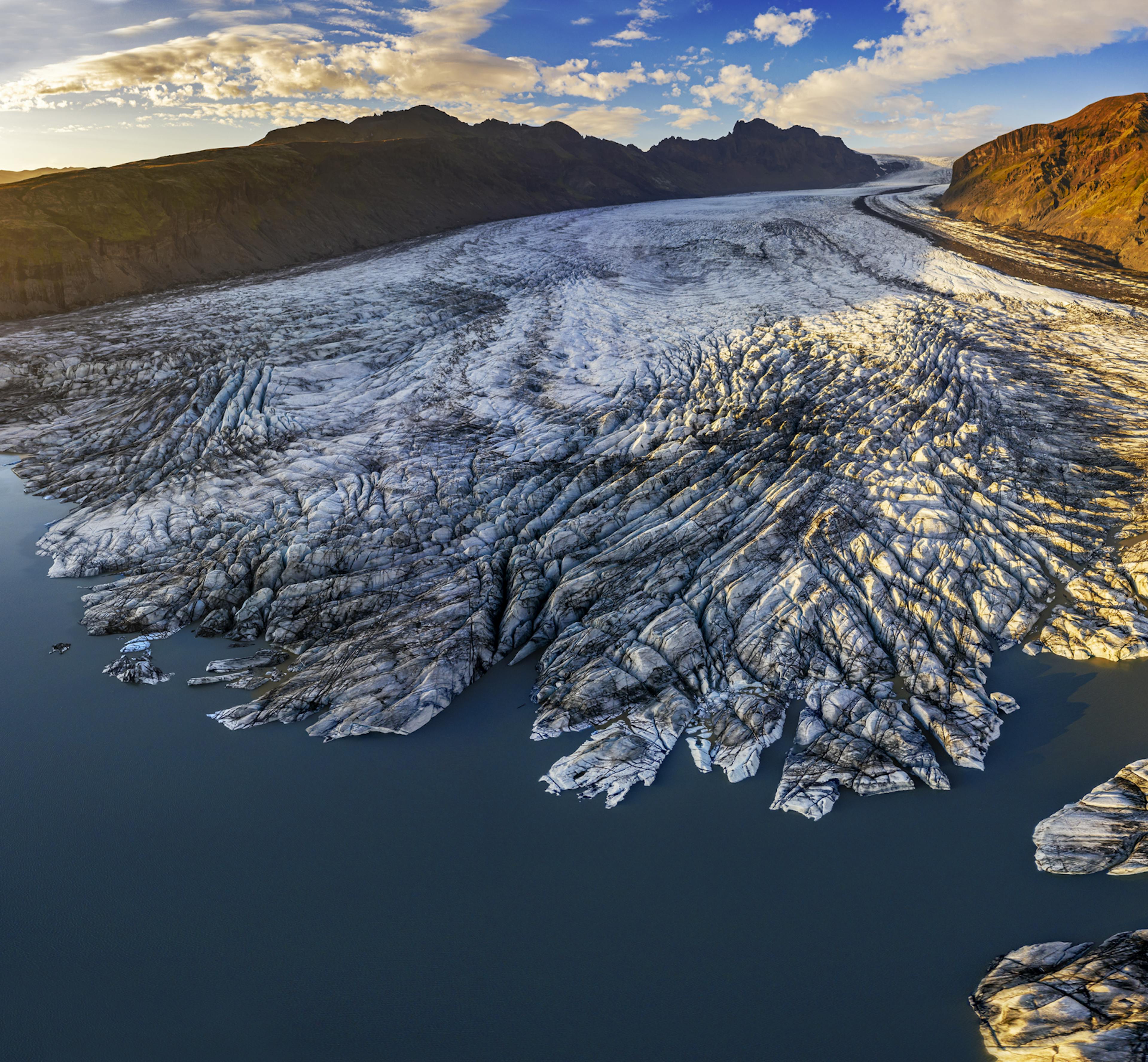 ecosystem of skaftafellsjokull glacier