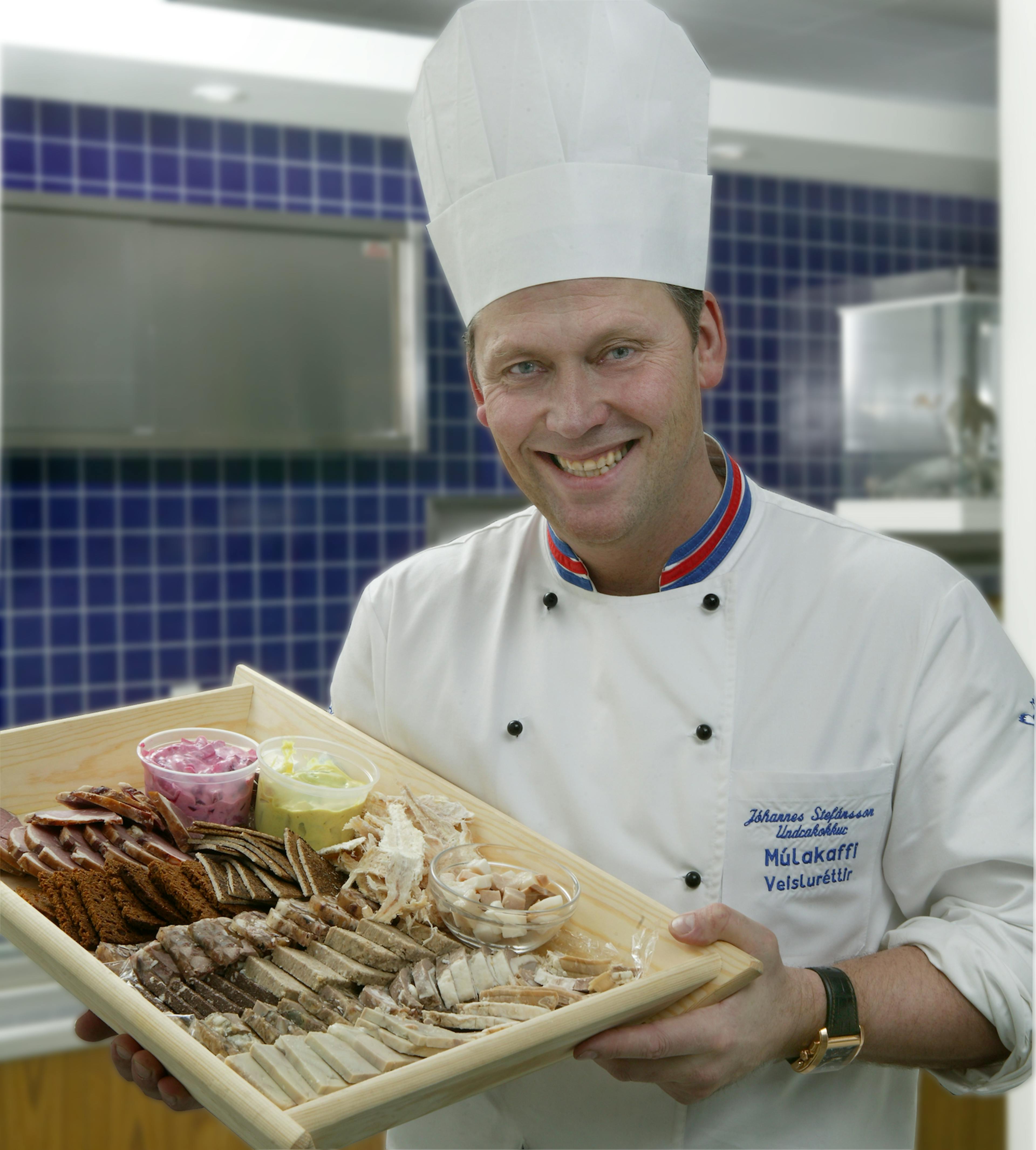 Chef with Þorramatur