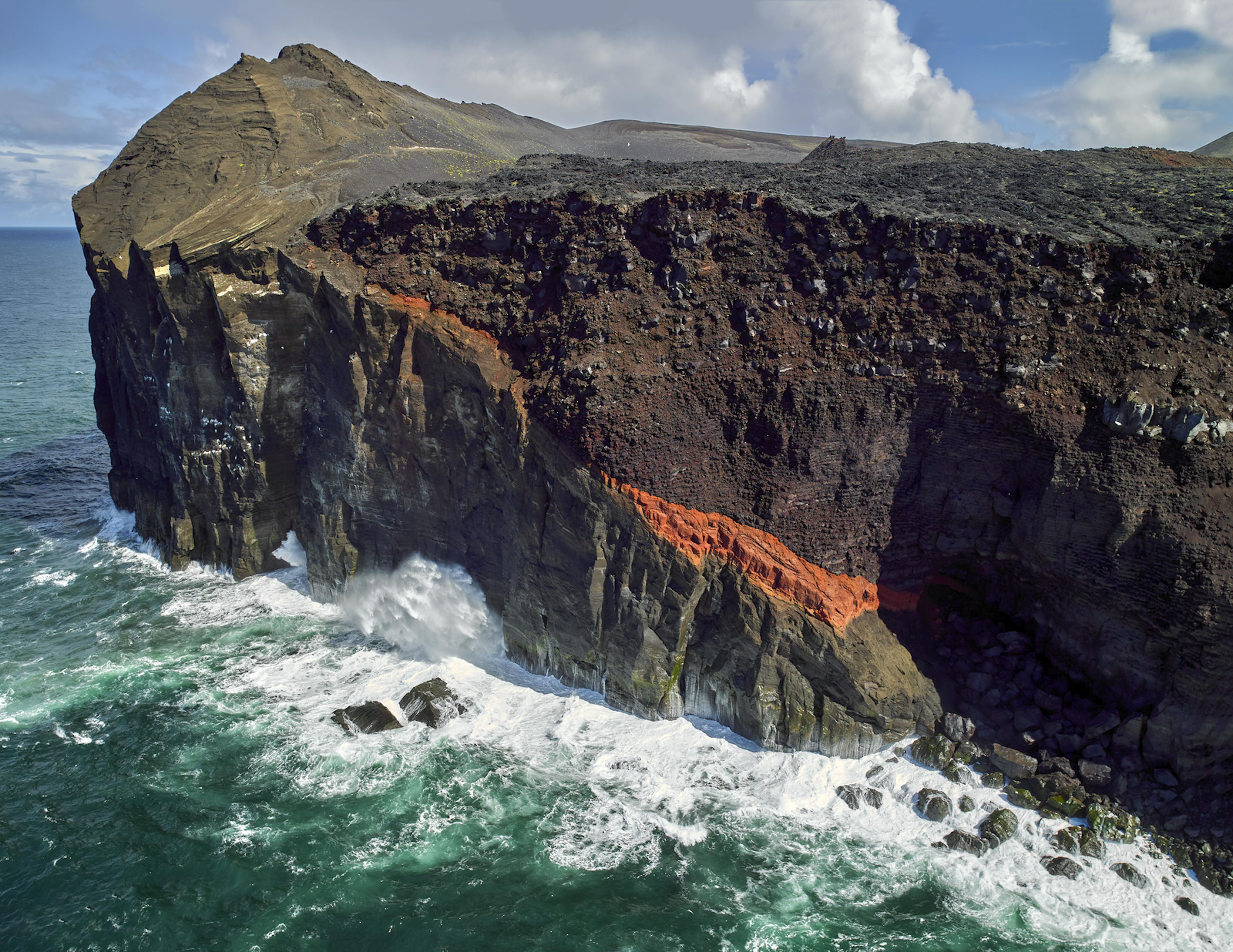 Shore of Surtsey island 