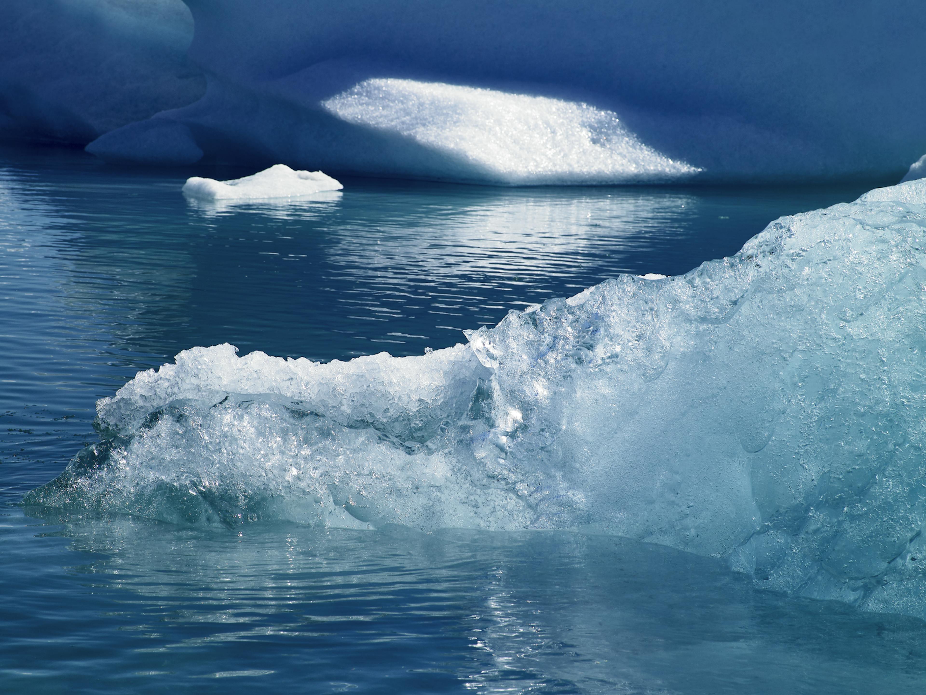 Glacier lagoon in south iceland