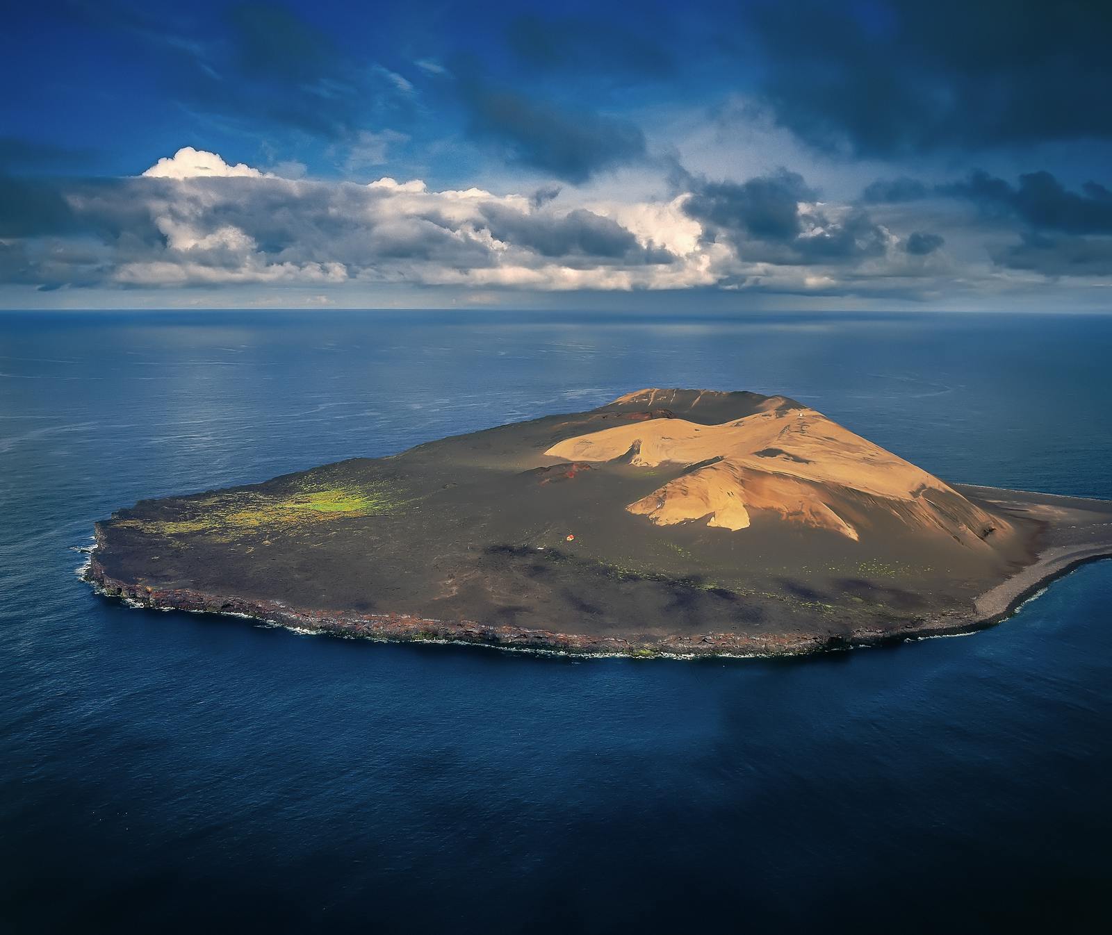 Surtsey Island in Iceland