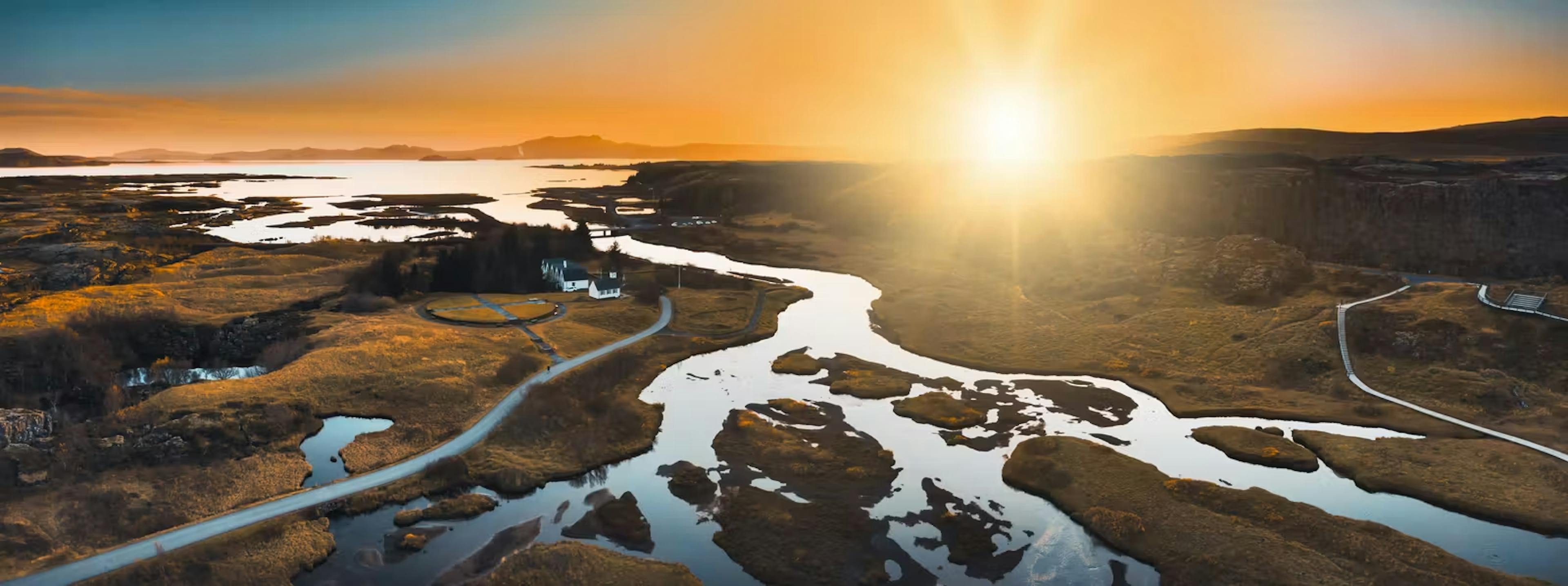 View of thingvellir national park