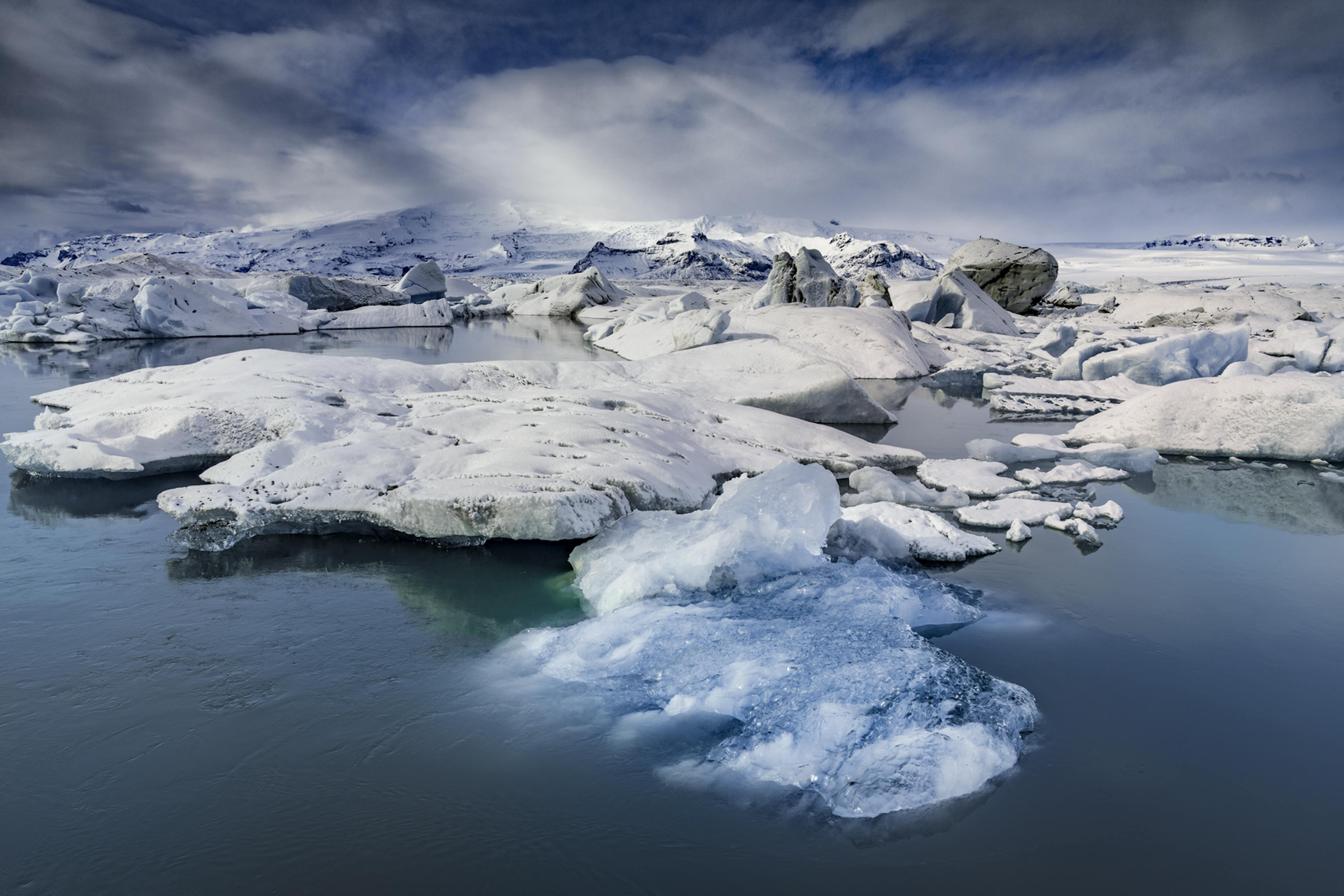 jokulsarlon glacier lagoon in iceland