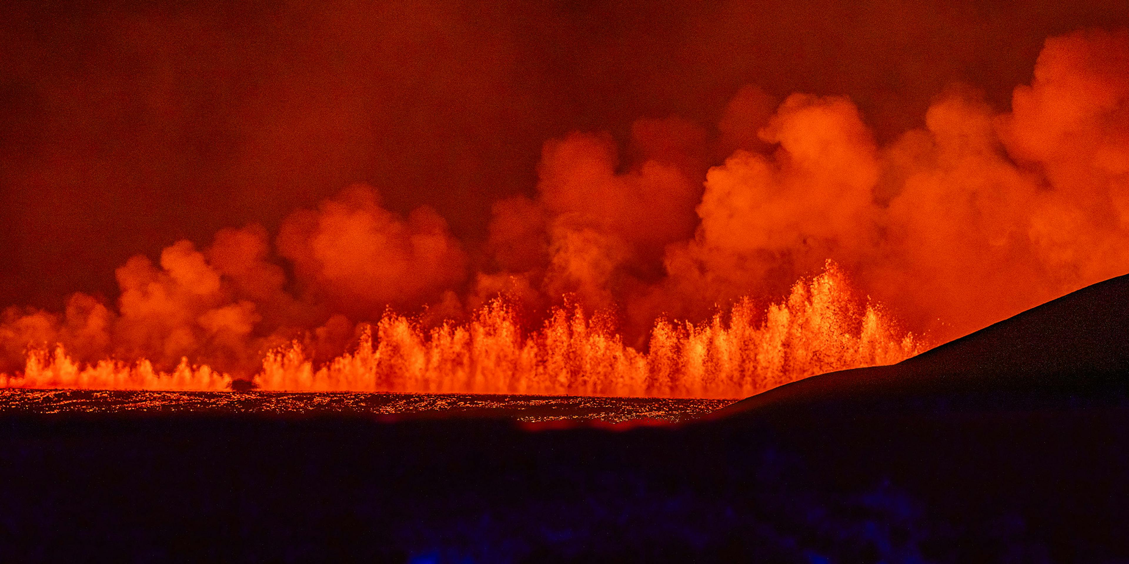 eruption in august 2024 in reykjanes