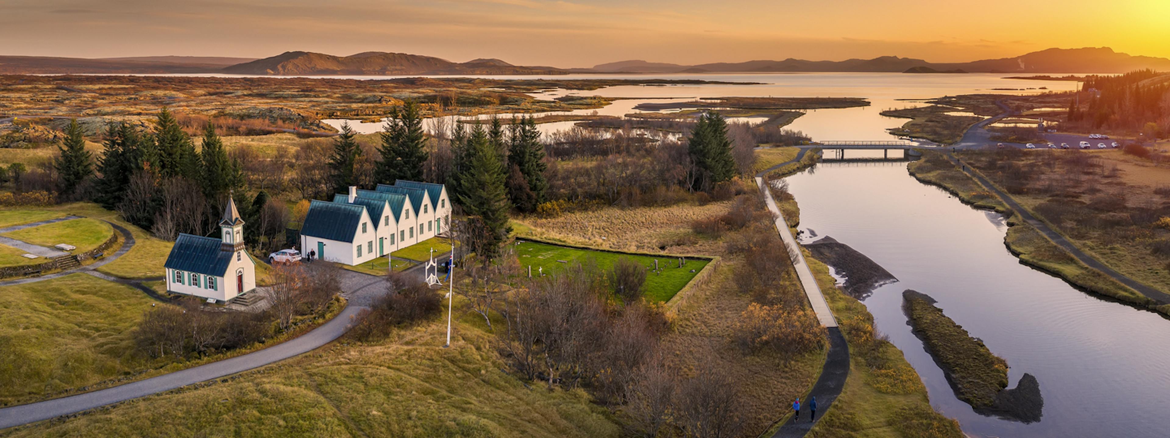 Þingvallakirkja church in National Park