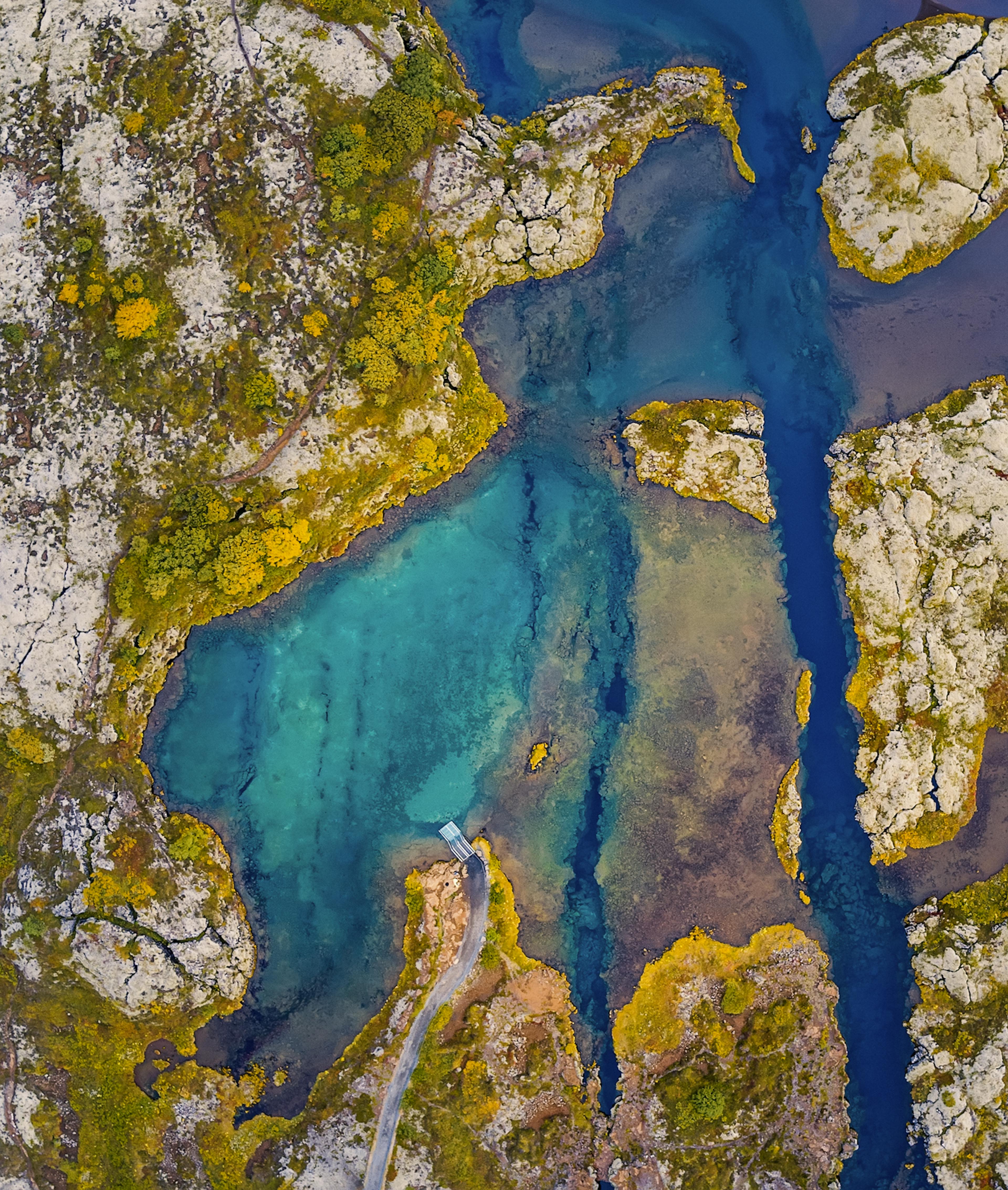 Silfra Lake at Þingvellir National Park