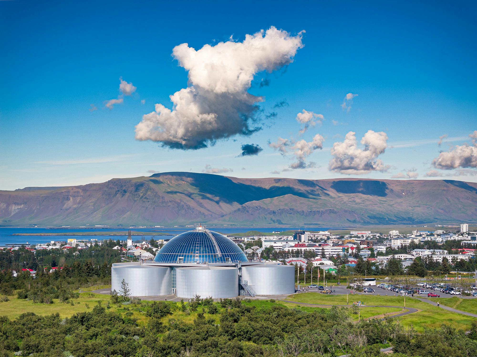 Aerial view of Perlan