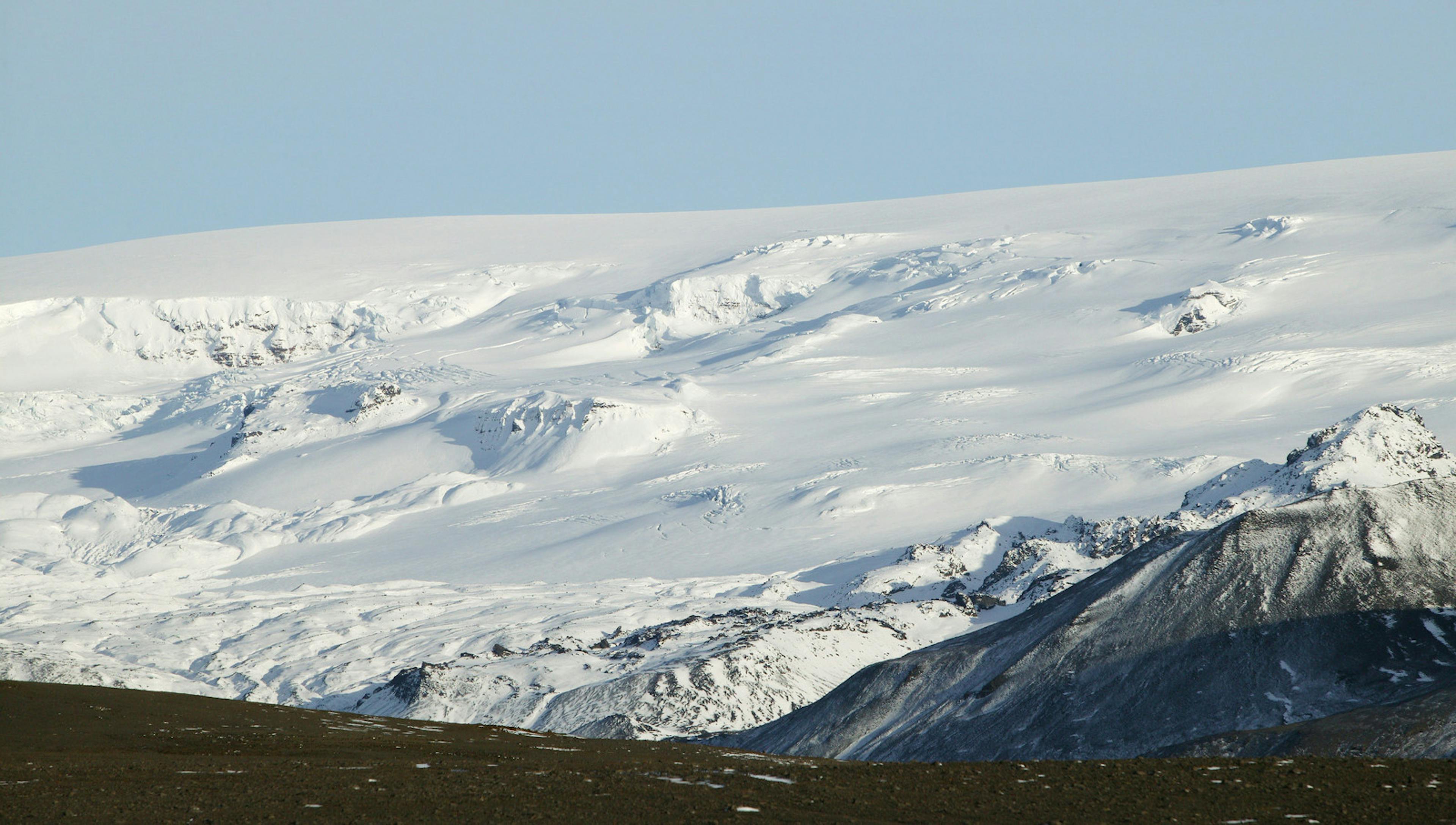 koldukvislarjokull glacier in Iceland