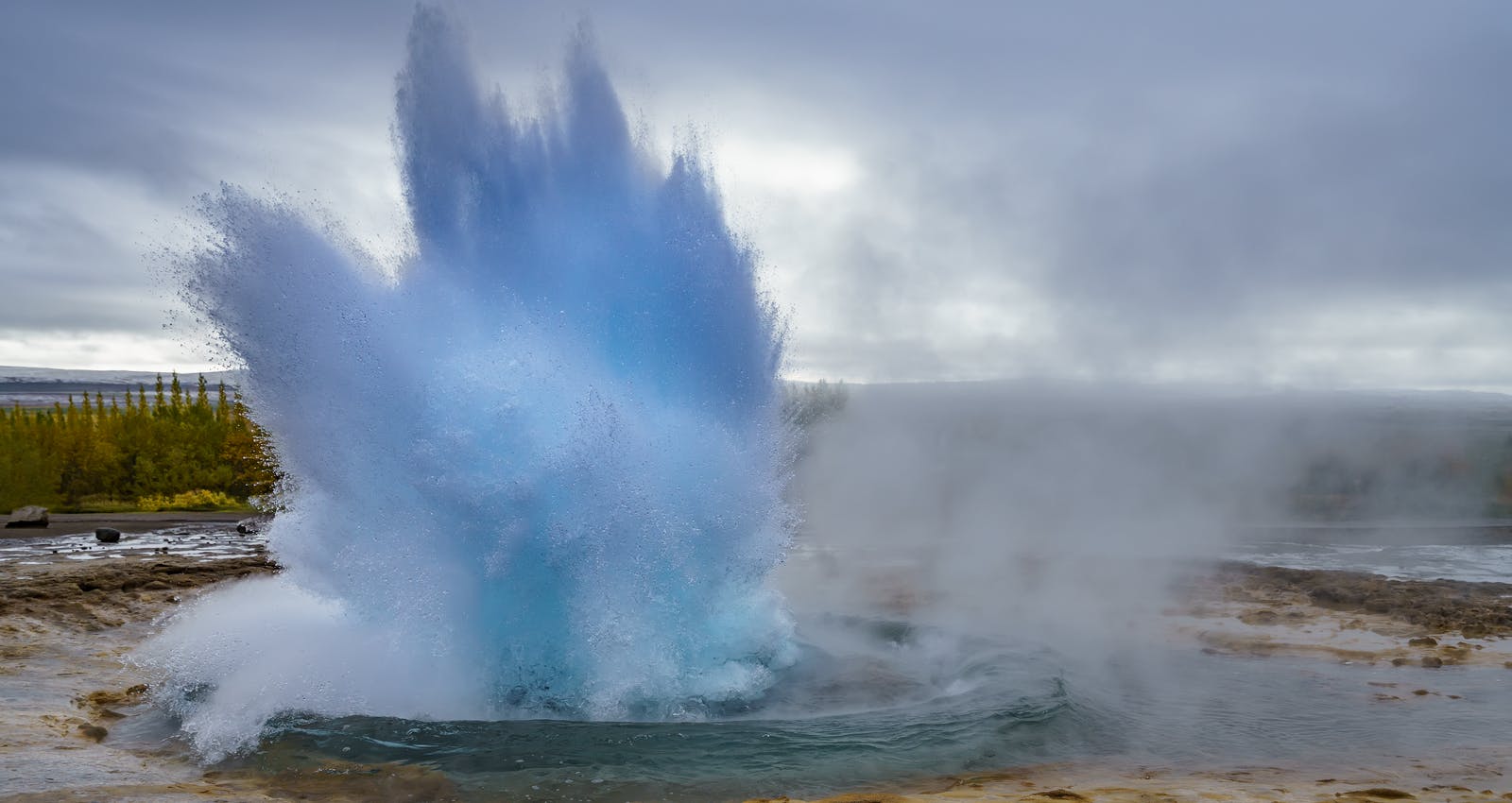 Strokkur erupting