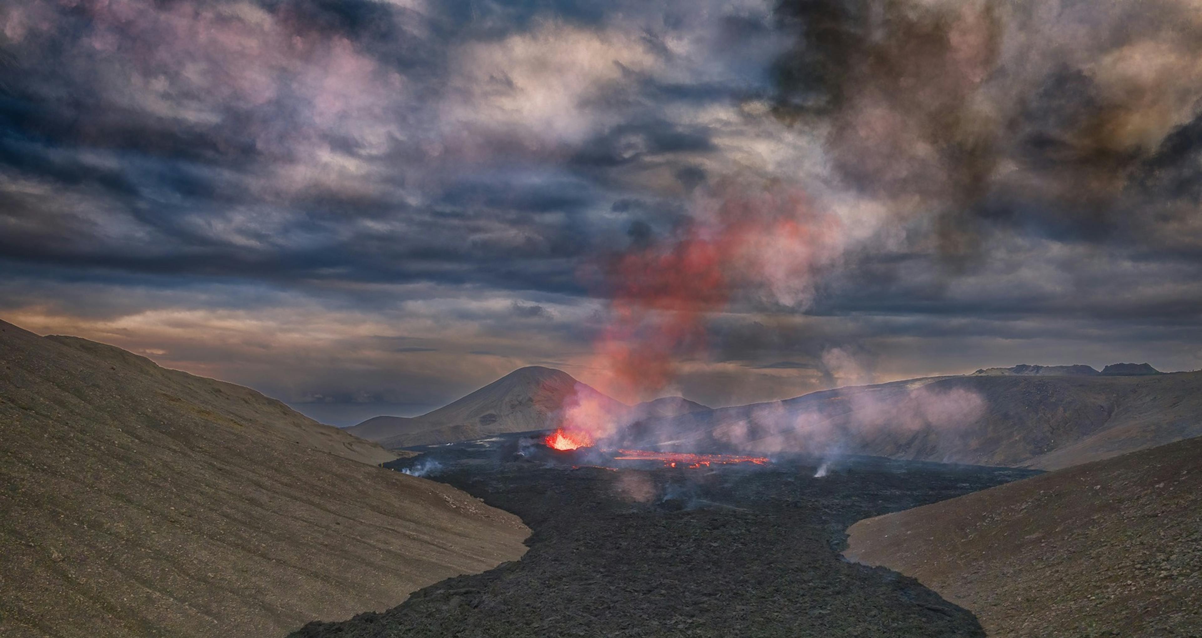 Eruption in Geldingadalir