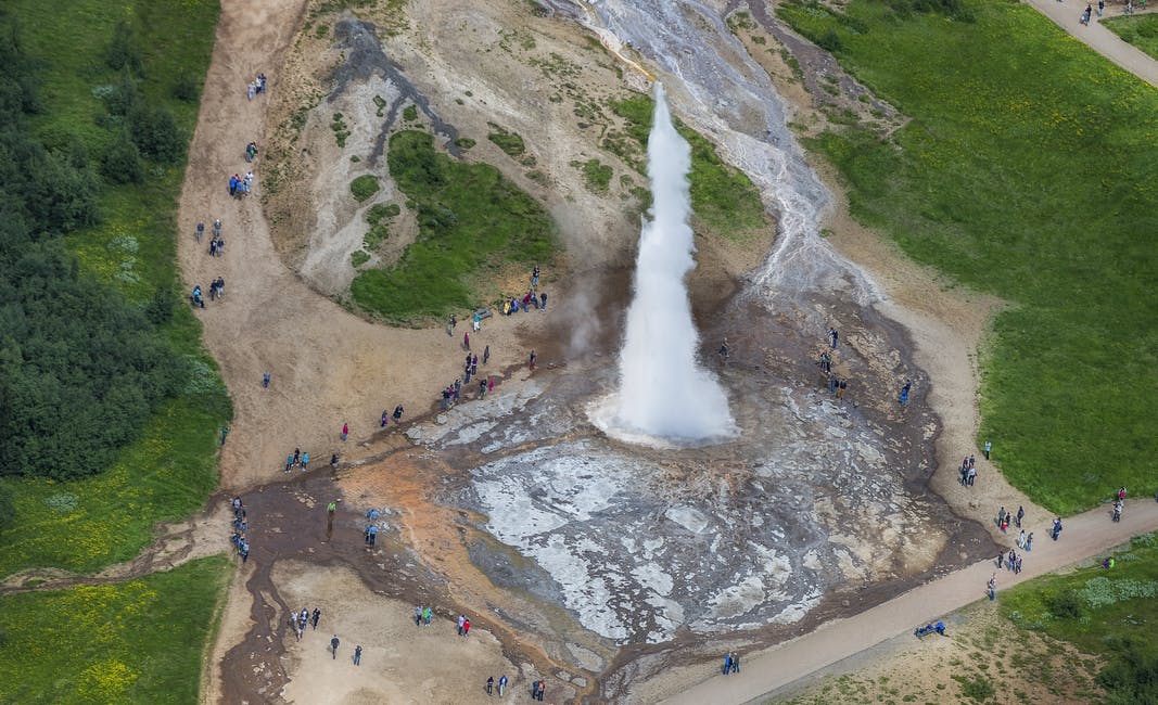 Strokkur erupting