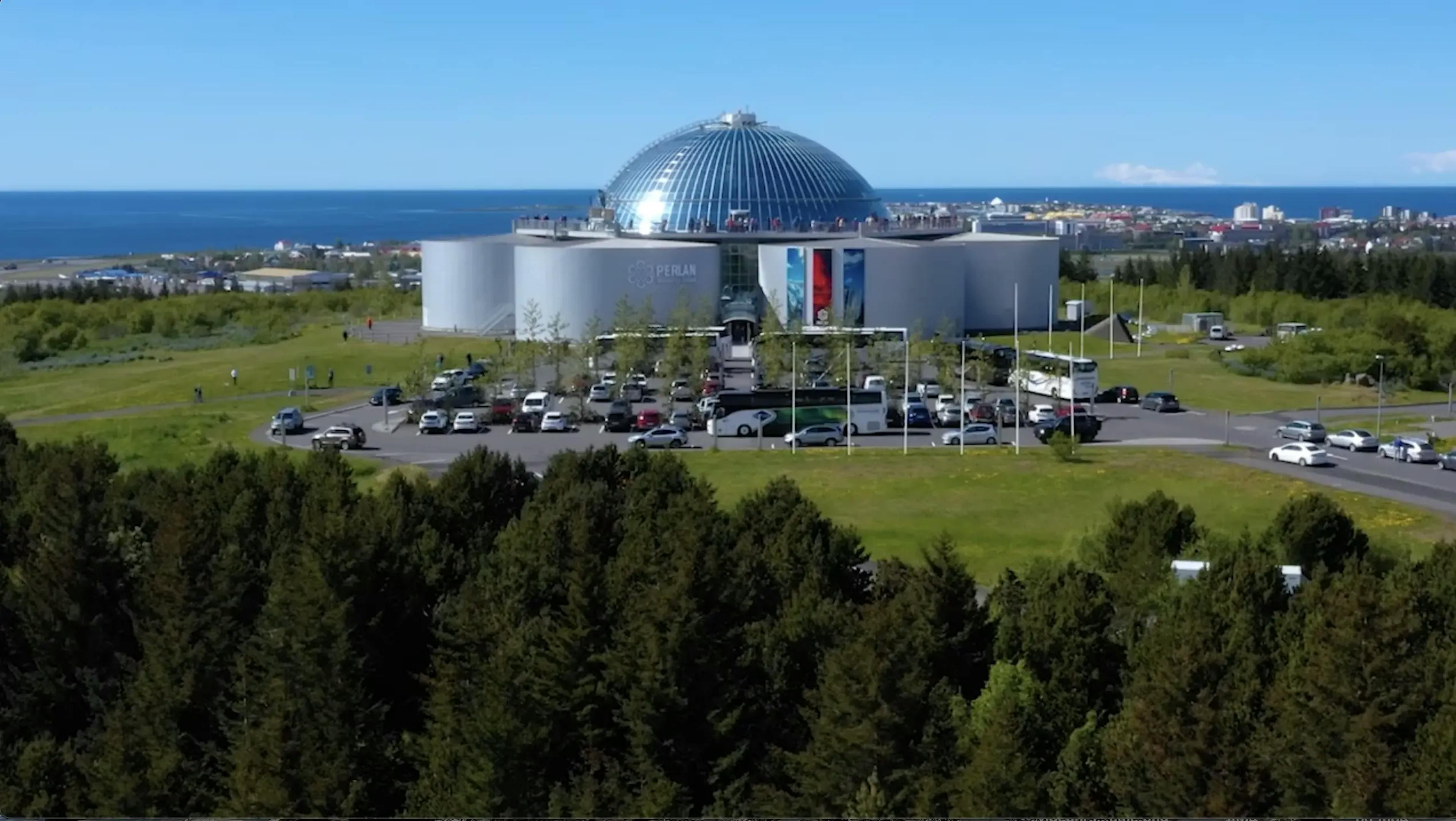 Perlan Museum in Reykjavik. One of the best things to do in Reykjavik.