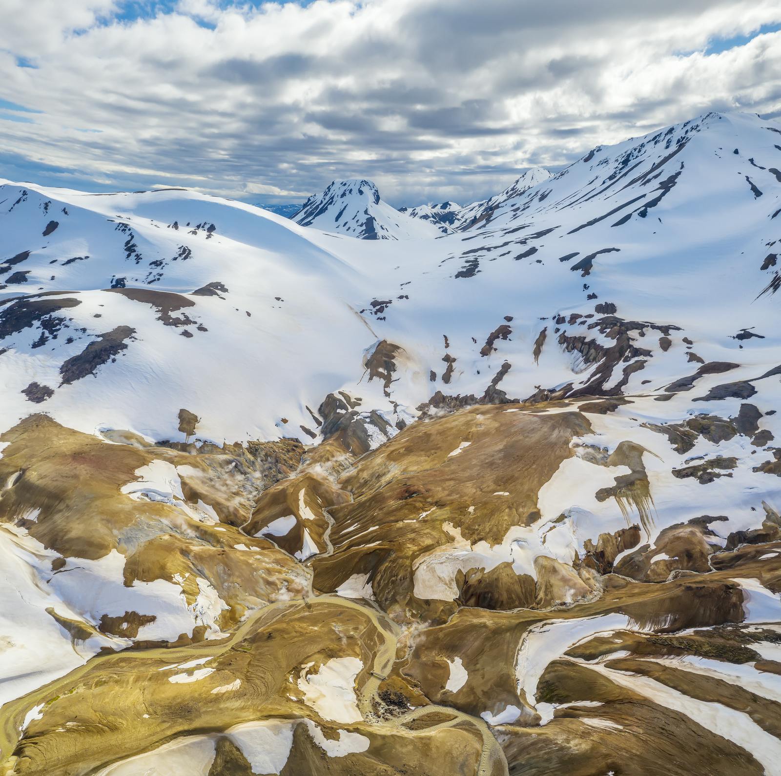 hveradalir with snow