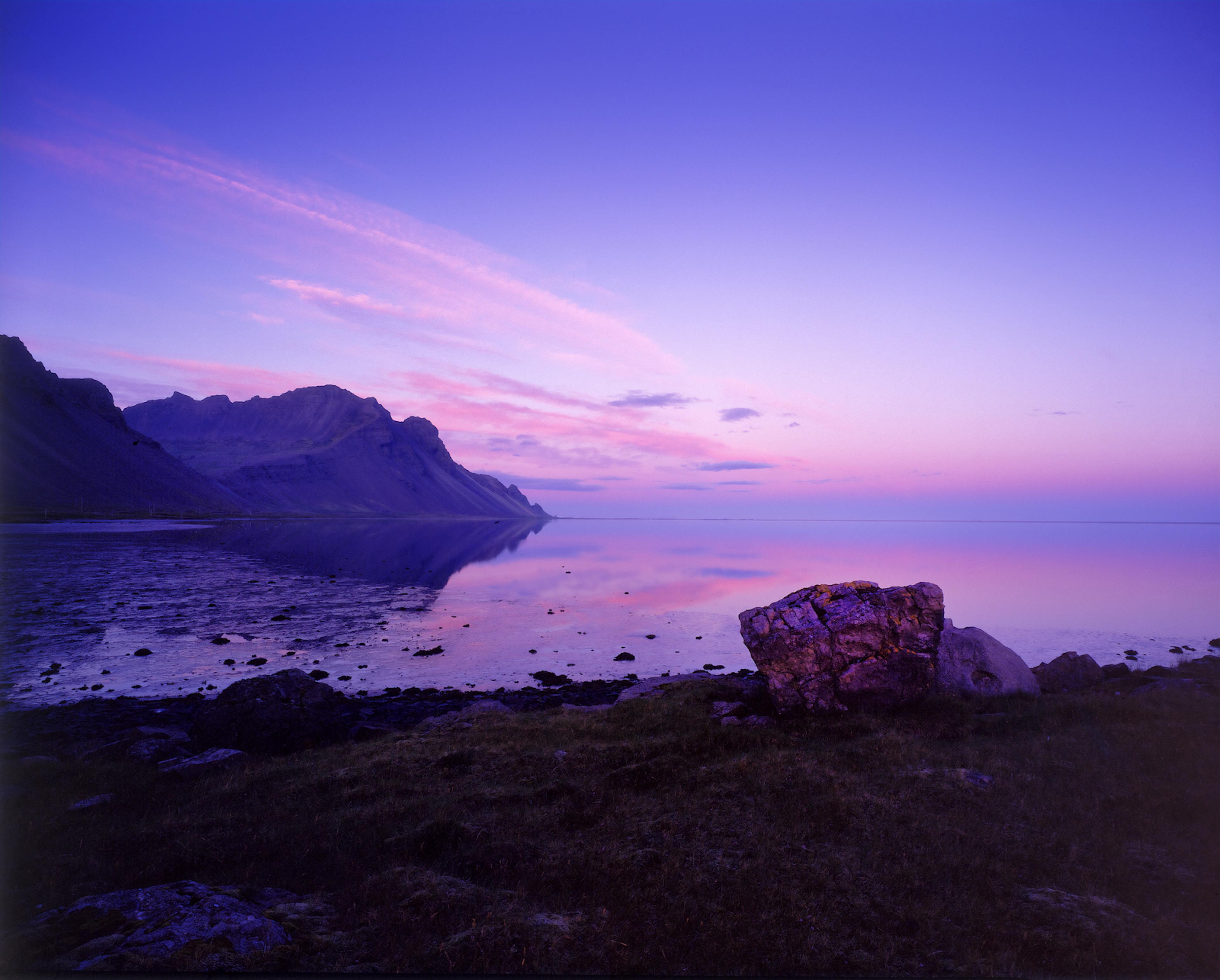 stokknes during sunset