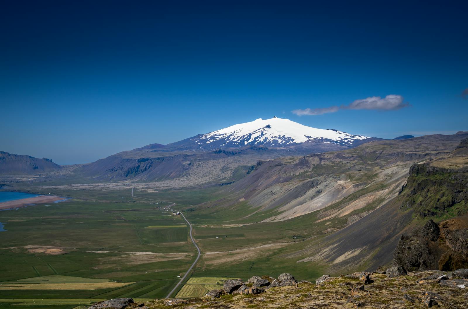 Snæfellsnes Peninsula with Snæfellsjökull in the backgroun