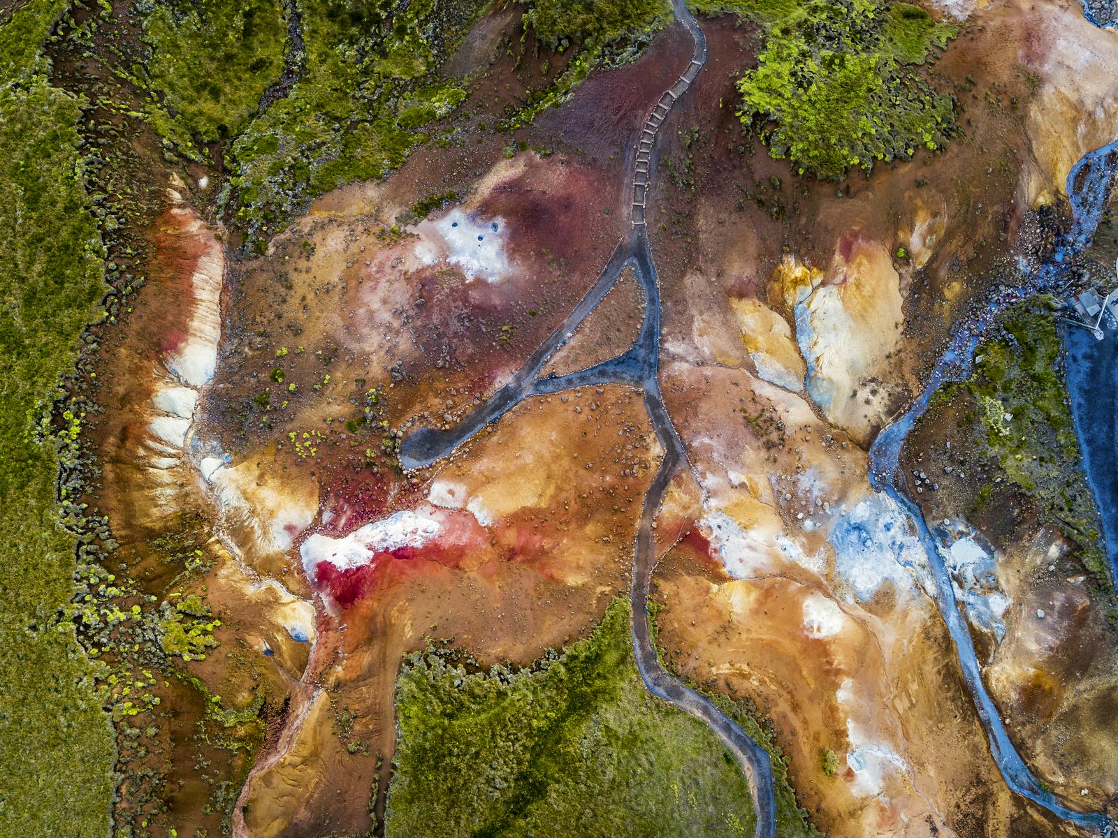 Seltún in Krýsuvík the geothermal area