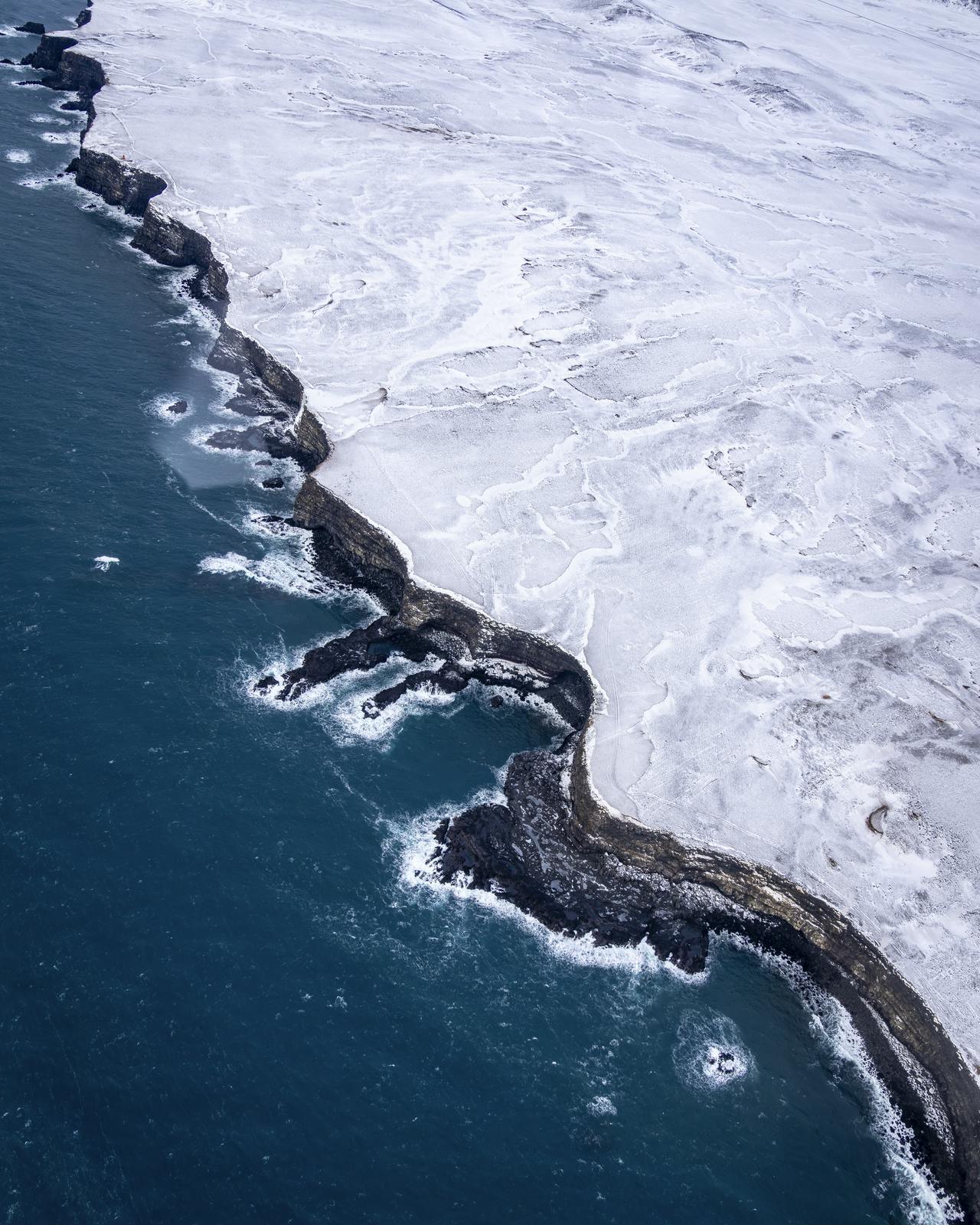 the coast of reykjanes peninsula