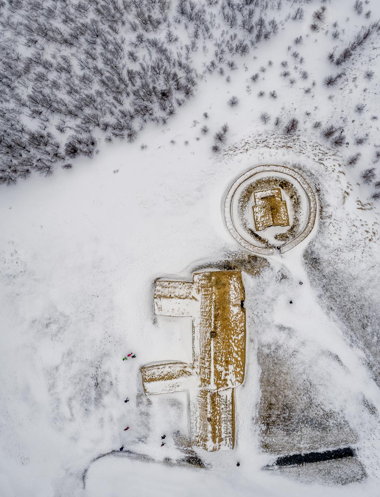 stong thjorsardalurm winter bird´s eye