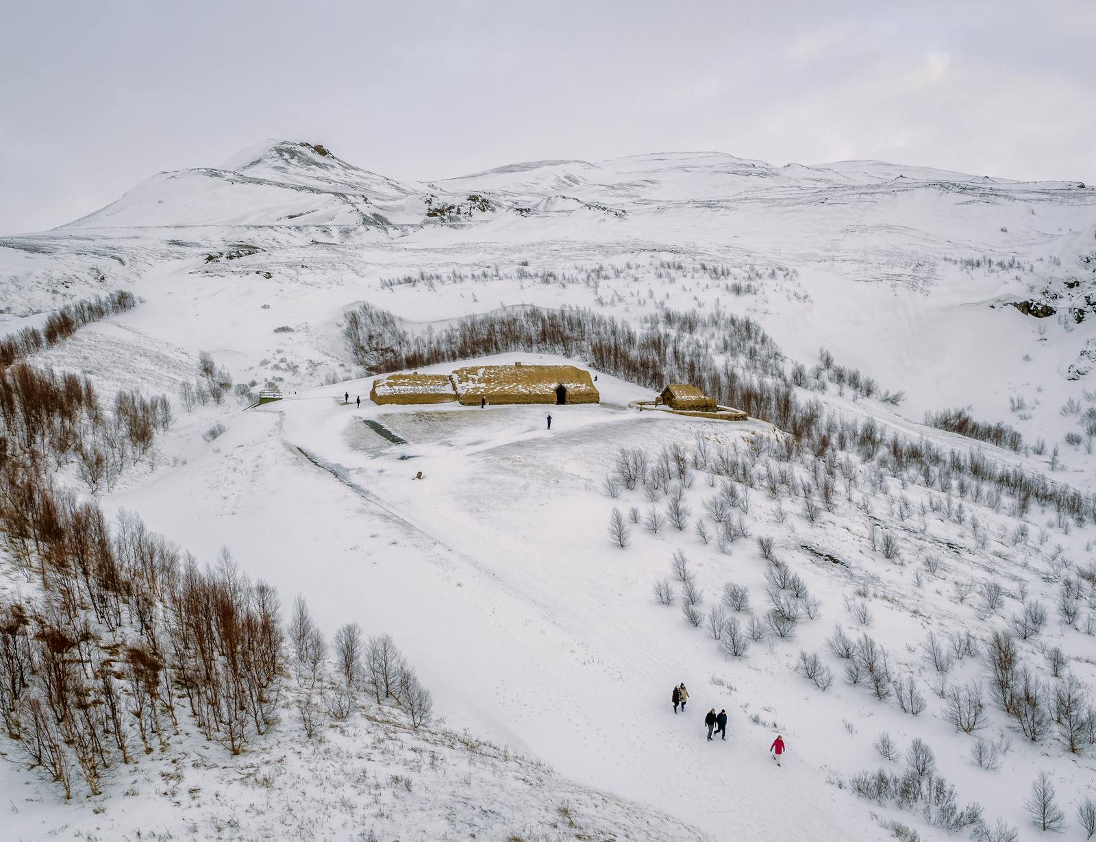 stong- thjorsardalur winter from afar