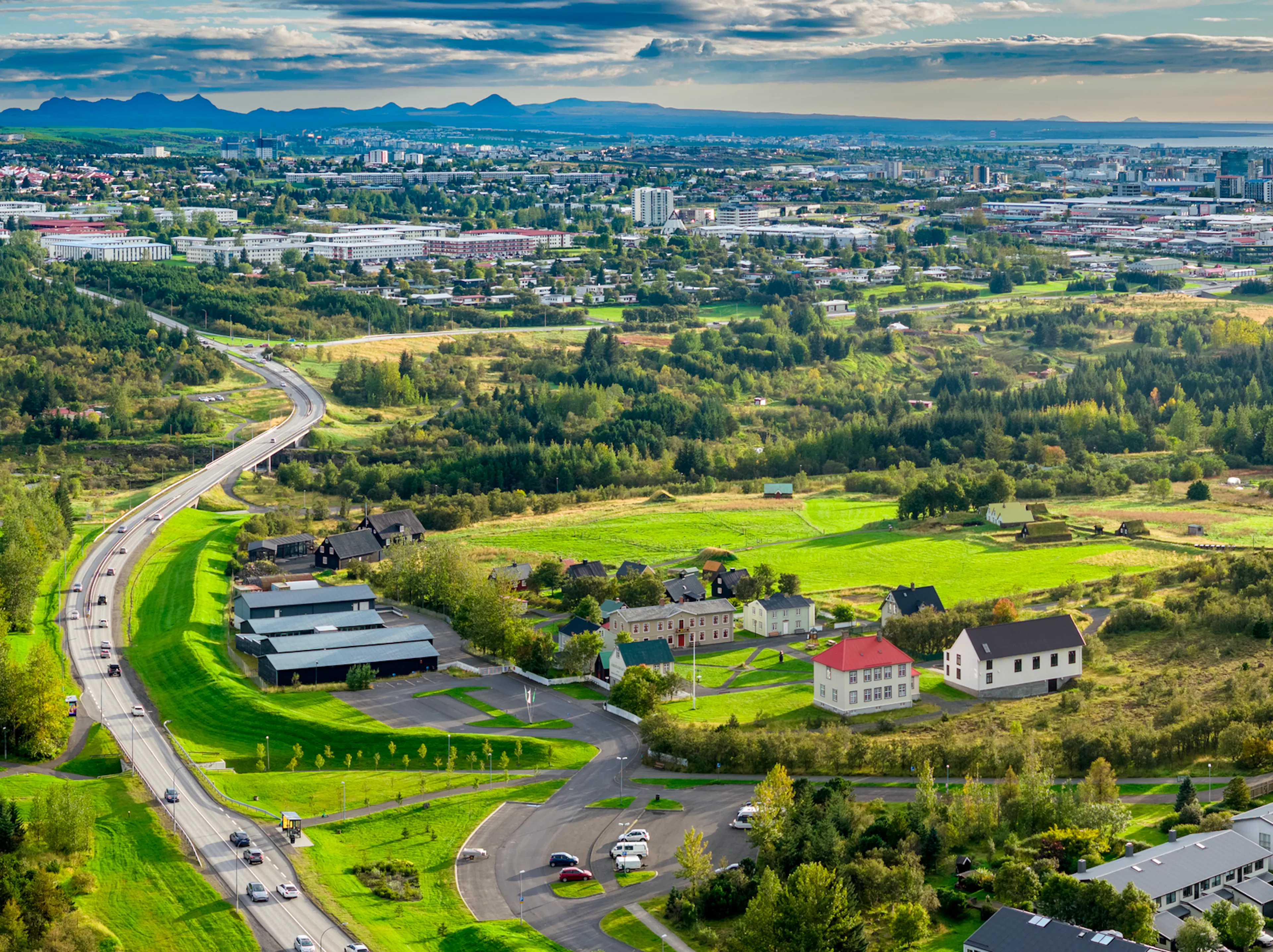 elliðaárdalur in summer