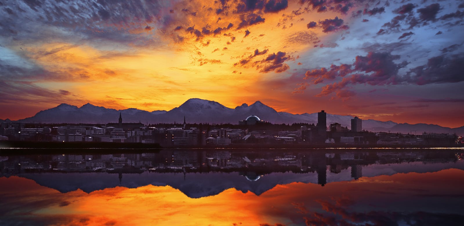 Reykjavik sunset