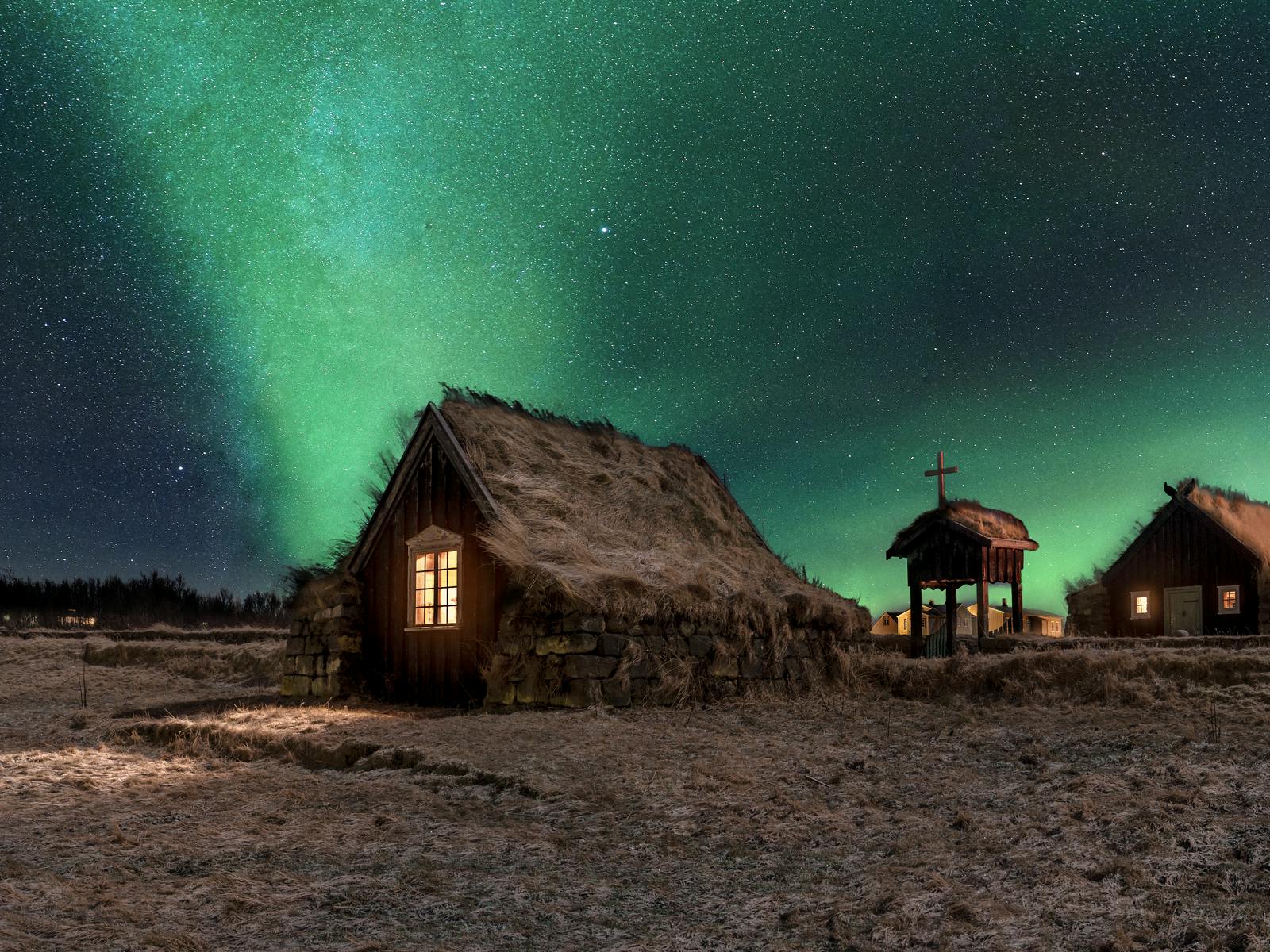 Northern lights in Iceland