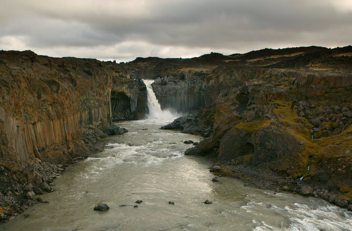 Aldeyjarfoss Waterfall