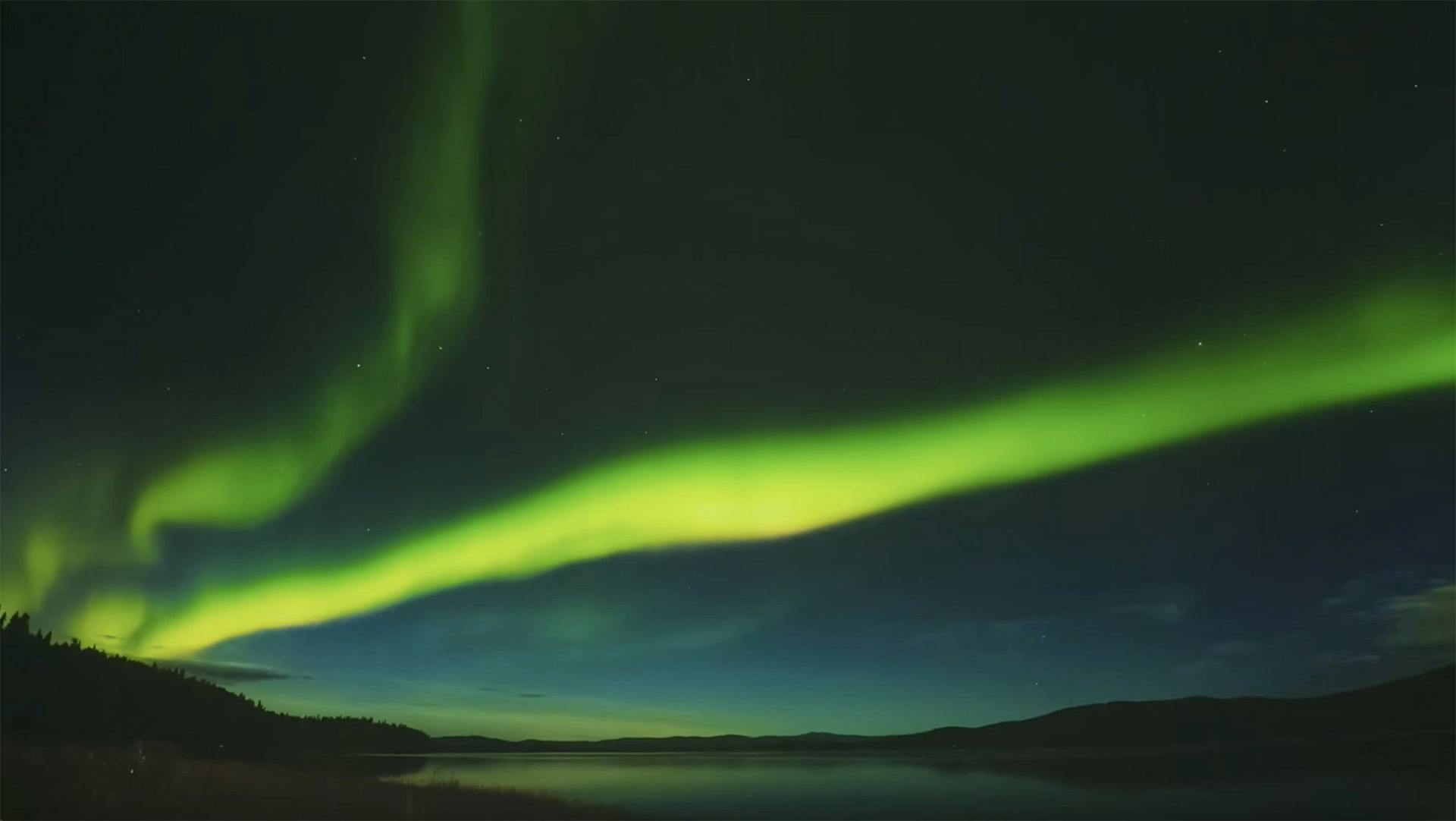 Auroras boreales en Islandia