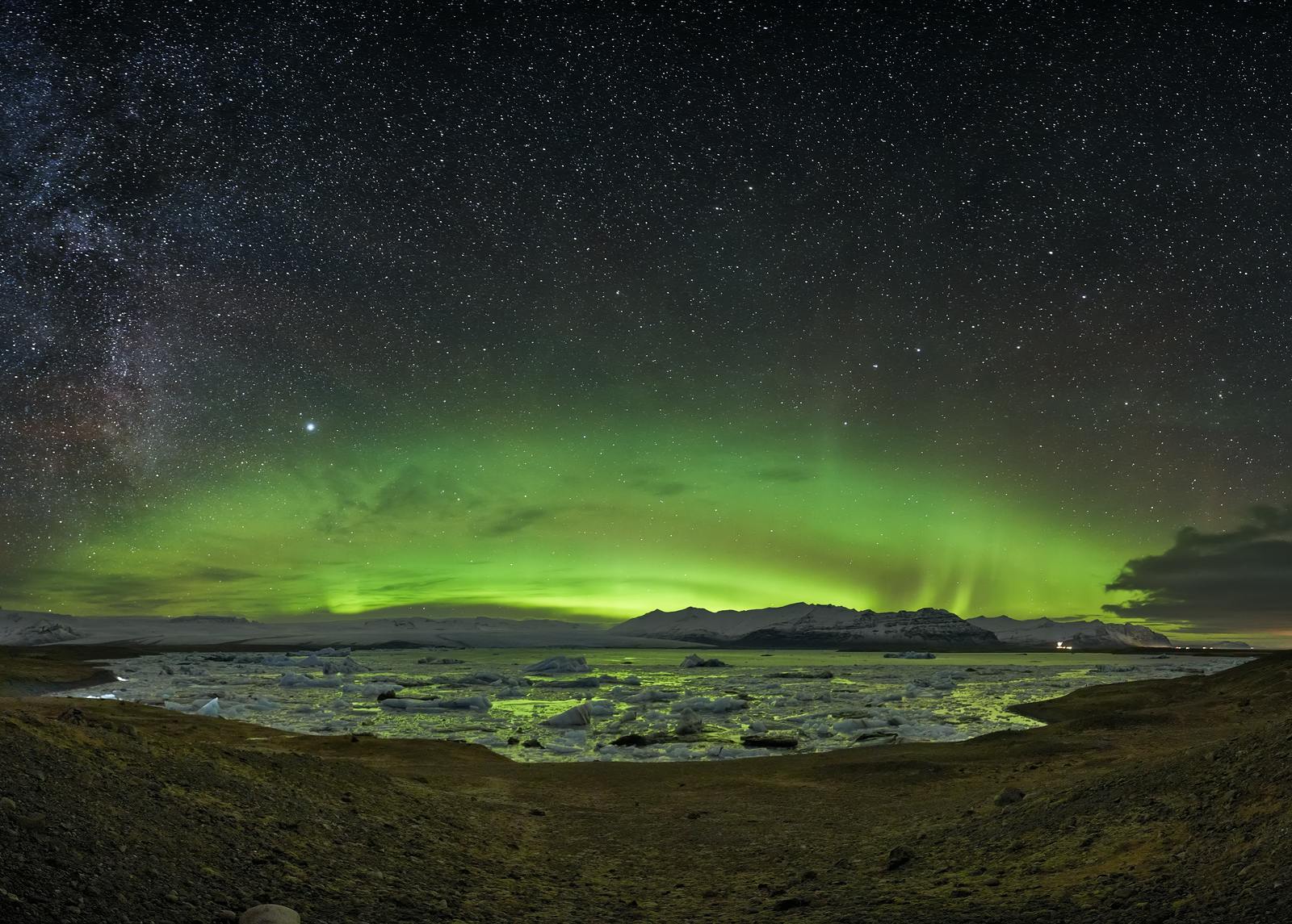 Northern lights in Iceland