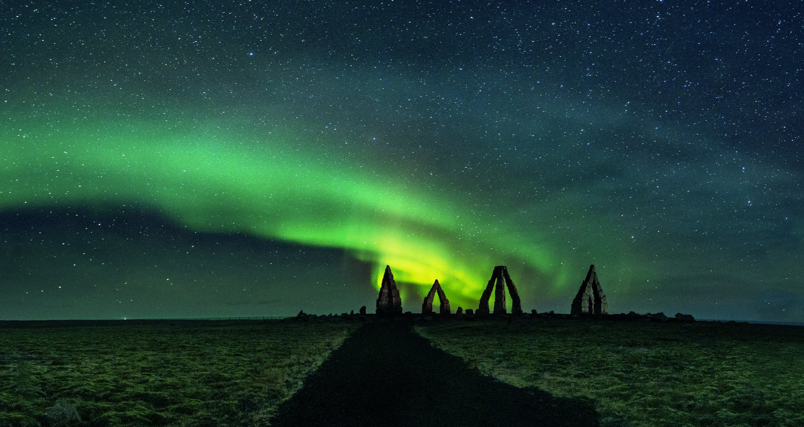 Northern lights in Iceland