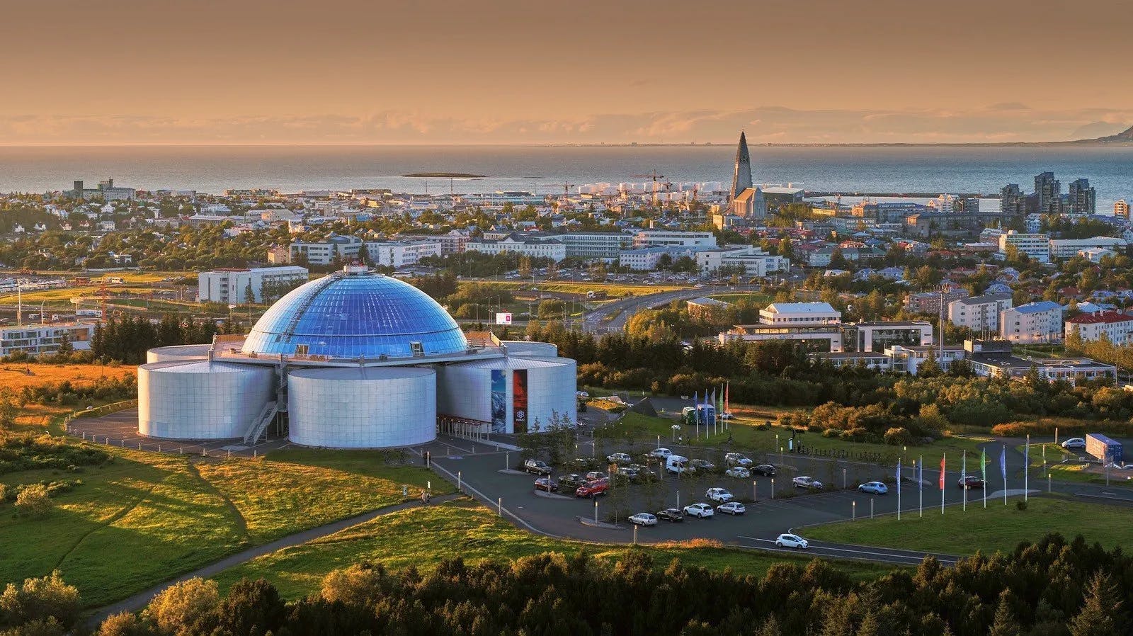 Perlan museum and Reykjavik
