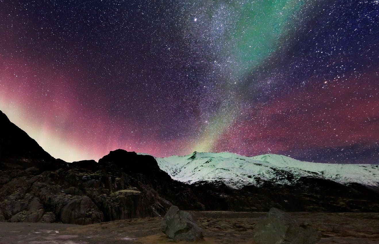 Northern lights in Iceland