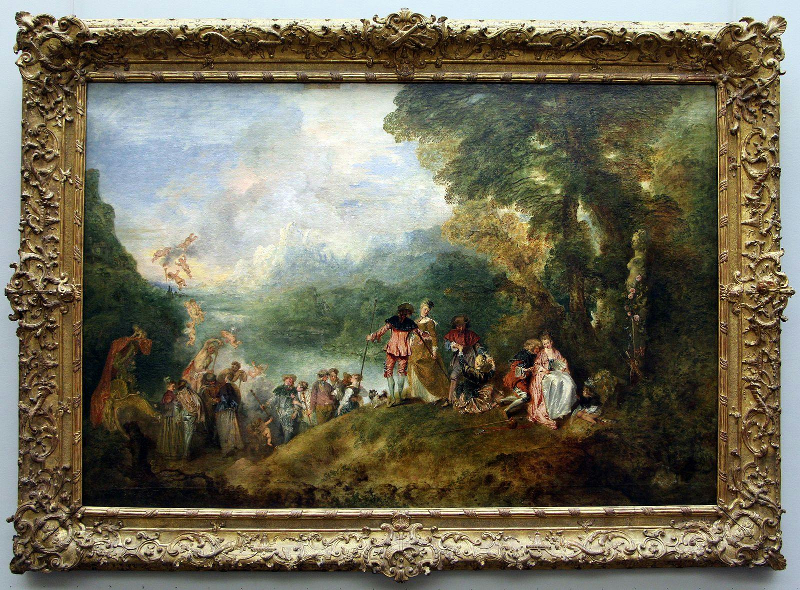 Image of Jean-Antoine Watteau's The Embarkation for Cythera