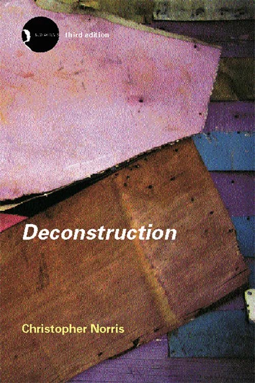 Deconstruction: Theory and Practice book cover