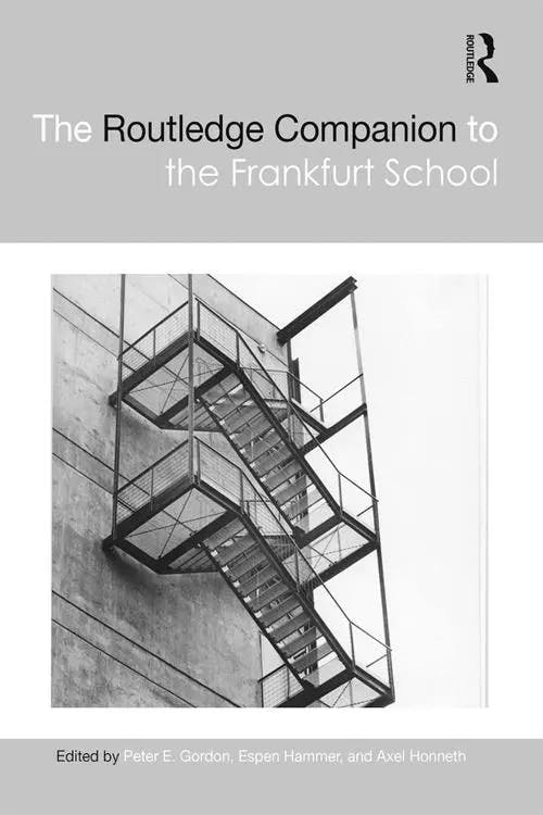 The Routledge Companion to the Frankfurt School book cover