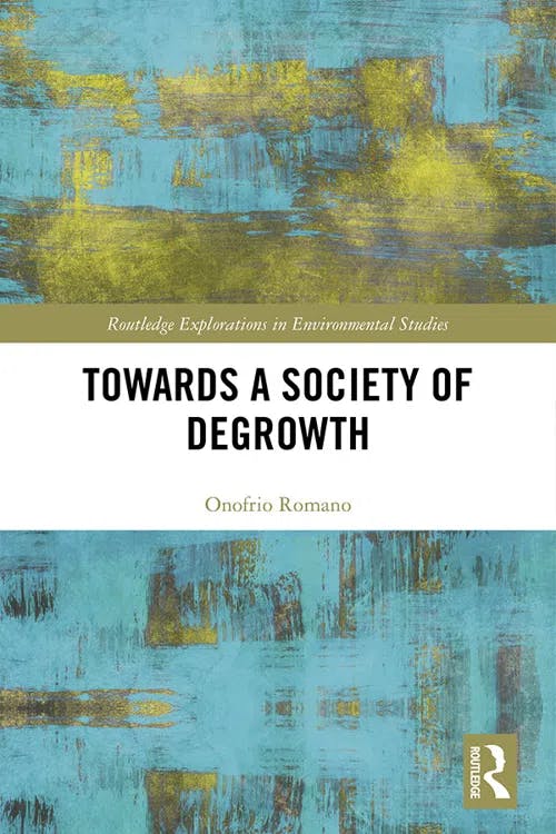 Towards a Society of Degrowth book cover