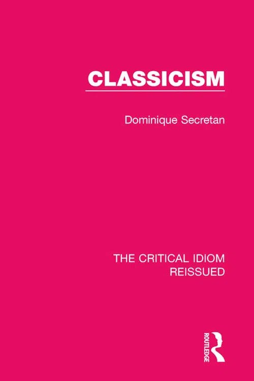 Classicism book cover