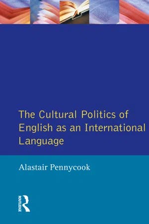 The Cultural Politics of English as an International Language book cover