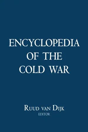 Encyclopedia of the Cold War book cover