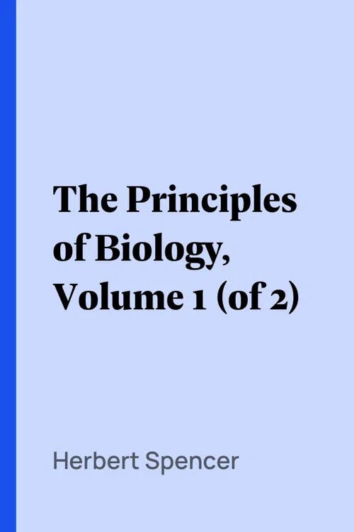 The Principles of Biology book cover