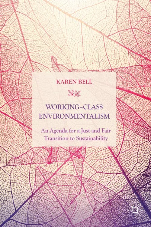 Working Class Environmentalism book cover