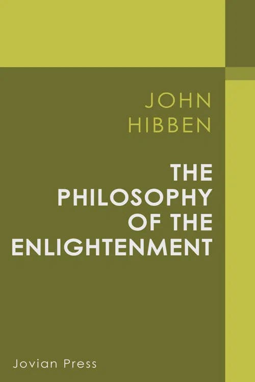 The Philosophy of the Enlightenment book cover