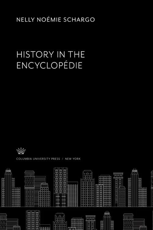 History in the Encyclopédie book cover