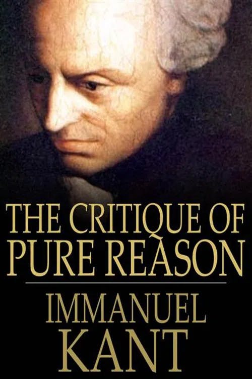 Critique of Pure Reason book cover