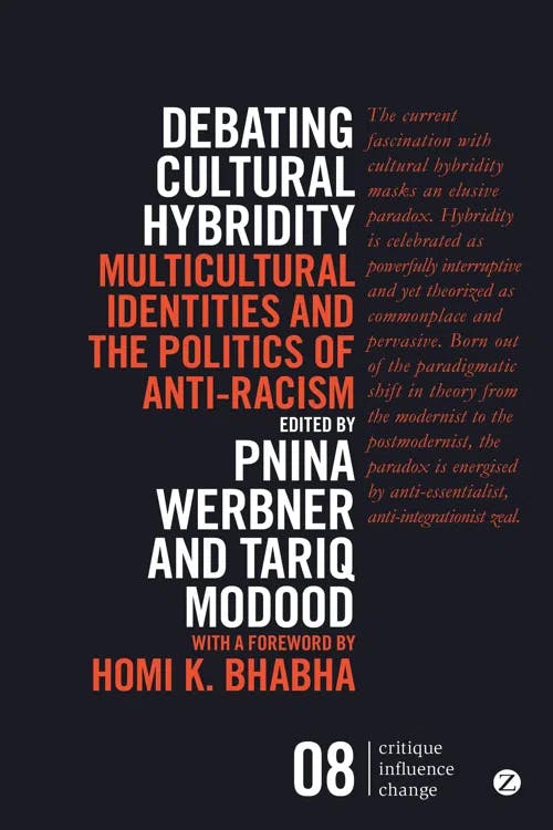 Debating cultural hybridity book cover