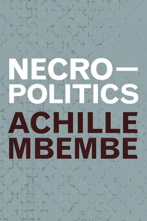 Necropolitics book cover
